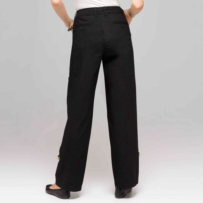 Roll Up Cargo Pant, Black, large image number 1